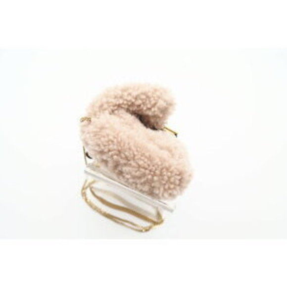 Fendi Nano First Beige Case Pink Pouch Charm Leather - Picture 7 of 9